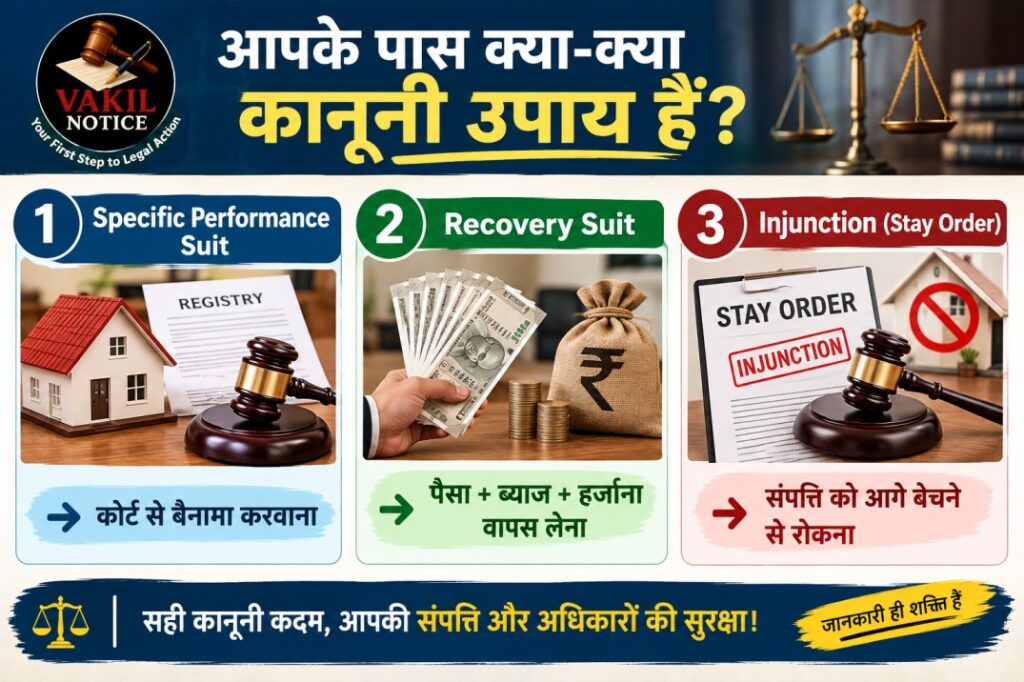 Legal Remedies Infographic_ संपत्ति और अधिकार